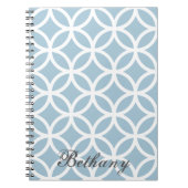 Blue Diamond Pattern - Notitieboek op maat (Voorkant)