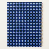 Blue Diamond Pattern Professionele Planner (Achterkant)