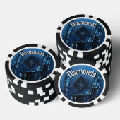 Blue Diamond Poker Chip (Opstapeling)