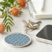 Blue Diamond Sleutelhanger (Zijkant)