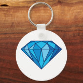 Blue Diamond Sleutelhanger (Voorkant)