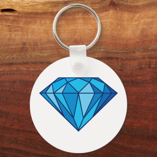 Blue Diamond Sleutelhanger (Voorkant)