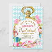 Blue Diamond Watch Alice in Onederland Kaart (Voorkant)