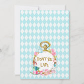 Blue Diamond Watch Alice in Onederland Kaart (Achterkant)