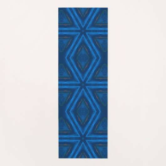 Blue Diamond Yogamat (Voorkant)