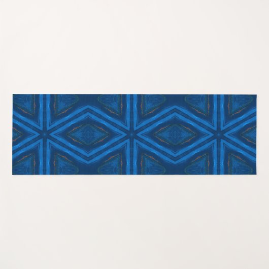 Blue Diamond Yogamat (Voorkant (horizontaal))