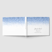 Blue Diamonds Glitter Sweet Sixteen Gastenboek (Volledig)
