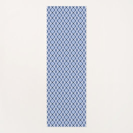 Blue Diamonds Harmony Pattern Yoga Mat