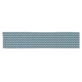 Blue diamonds pattern korte tafelloper (Horizontaal)