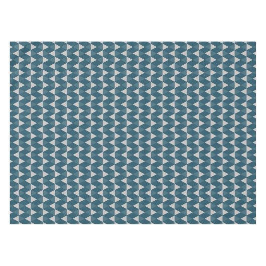 Blue diamonds pattern tafelkleed (Voorkant (Horizontaal))