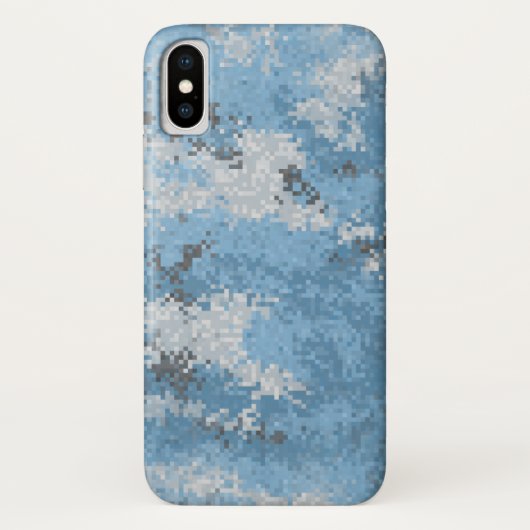 Blue Digi Camo Case-Mate iPhone Case (Achterkant)