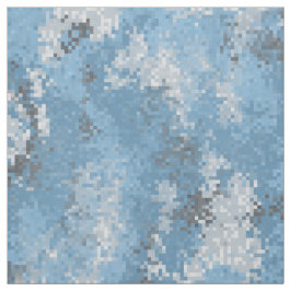 Blue Digi Camo Stof