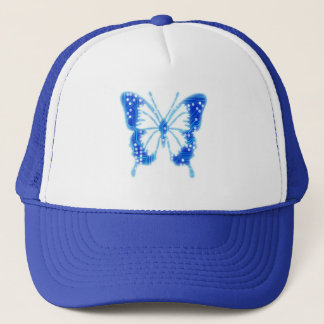 Blue Digital Butterfly, achtergrond aanpassen Trucker Pet