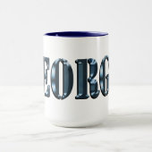 Blue Dimensional George Name Logo, Mok (Midden)