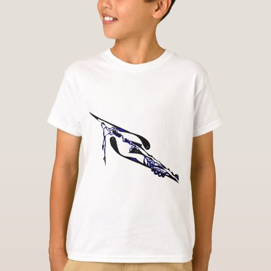 Blue Dimensional TimeWarp T-shirt (Voorkant)