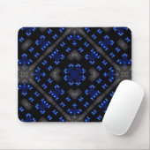 Blue Dimensions Pattern Mousepad Muismat (Met muis)