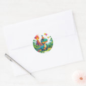 Blue Dino Birthday Sticker (Envelop)