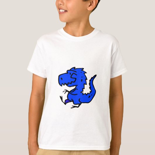 Blue Dino T-shirt (Voorkant)
