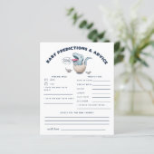 Blue Dinosaur Baby Predictions & Advice (Staand voorkant)