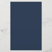 Blue Dinosaur Baby shower Bingo Game (Achterkant)