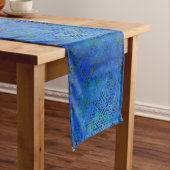 Blue Dinosaur Hide Table Runner Lange Tafelloper (Voorbeeld)