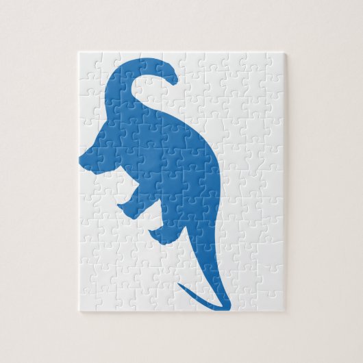 Blue Dinosaur Legpuzzel (Verticaal)