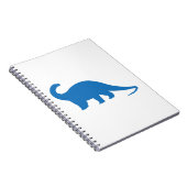 Blue Dinosaur Notitieboek (Rechterzijde)