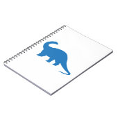 Blue Dinosaur Notitieboek (Linkerzijde)