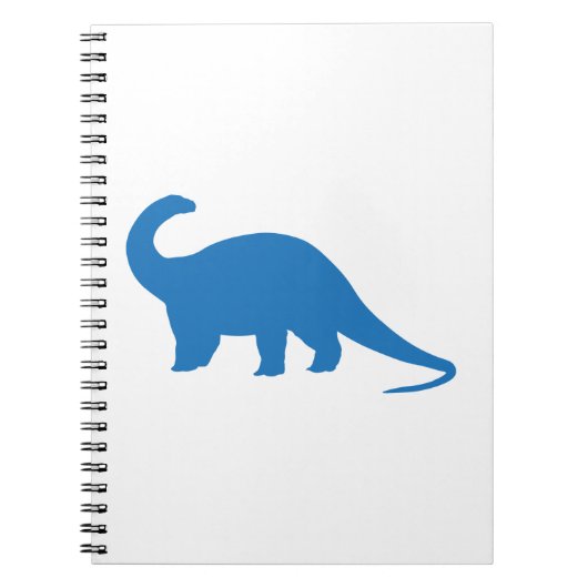 Blue Dinosaur Notitieboek (Voorkant)