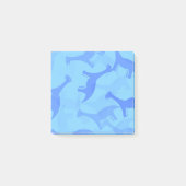 Blue Dinosaur Post it Notes (Voorkant)