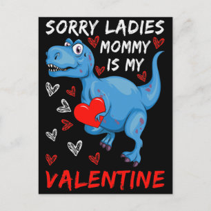 Blue Dinosaur, sorry dames mama is mijn Valentijn Briefkaart