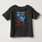 Blue Dinosaur, sorry dames mama is mijn Valentijn Kinder Shirts (Voorkant)