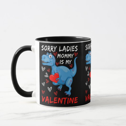 Blue Dinosaur, sorry dames mama is mijn Valentijn Mok (Links)