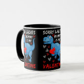 Blue Dinosaur, sorry dames mama is mijn Valentijn Mok (Voorkant links)