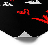 Blue Dinosaur, sorry dames mama is mijn Valentijn Poster (Hoek)