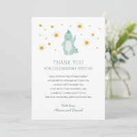 Blue Dinosaur Stars Boy Baby shower