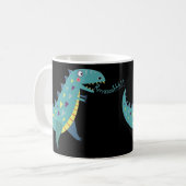 Blue Dinosaur T Rex Ba Koffiemok (Voorkant links)