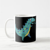 Blue Dinosaur T Rex Ba Koffiemok (Links)
