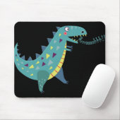 Blue Dinosaur T Rex Ba Muismat (Met muis)