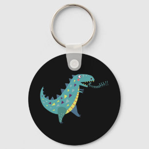 Blue Dinosaur T Rex Ba Sleutelhanger