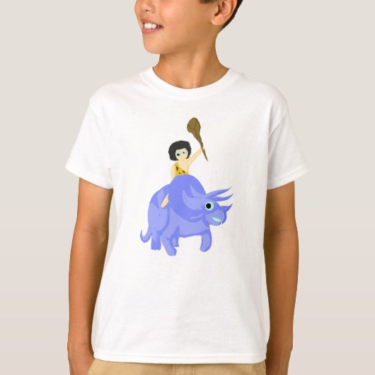 Blue Dinosaur T-shirt (Voorkant)