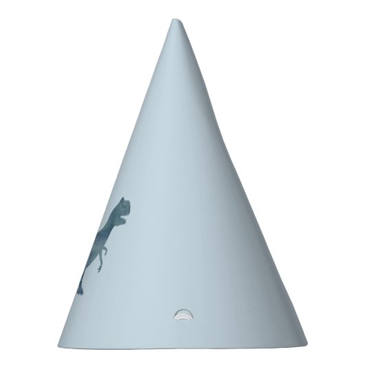 Blue Dinosaur Trex Party Pet Feesthoedjes (Rechts)