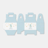 Blue Dinosaur Twinkle Stars Baby Boy Shower Bedankdoosjes (Uitgevouwen)