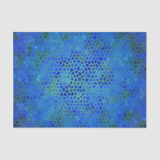 Blue Dinosaur Verberg weefselpapier Tissuepapier (Voorkant)