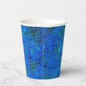 Blue Dinosaur-verbergen Papieren Bekers (Rechts)