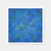 Blue Dinosaur-verbergen Servet (Voorkant)