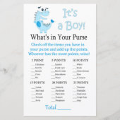 Blue Dinosaur Wat zit er in je handtas? (Voorkant)