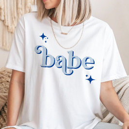 BLUE Disco Babe Bridal Party hen party Shirt