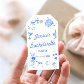Blue Disco Cocktail Bachelorette Party Cadeaulabel