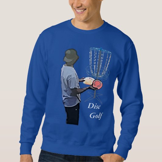 Blue Disk Golfing Shirt (Voorkant)